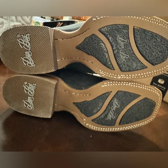 NWT. Size 8 Dan Post Asteria Floral Western Performance Boots- Broad Square Toes - Picture 7 of 7